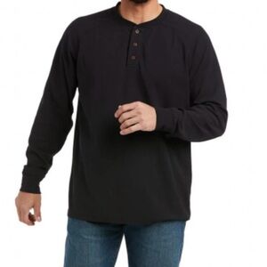 Men’s Ariat Rebar Black Thermal Shirt